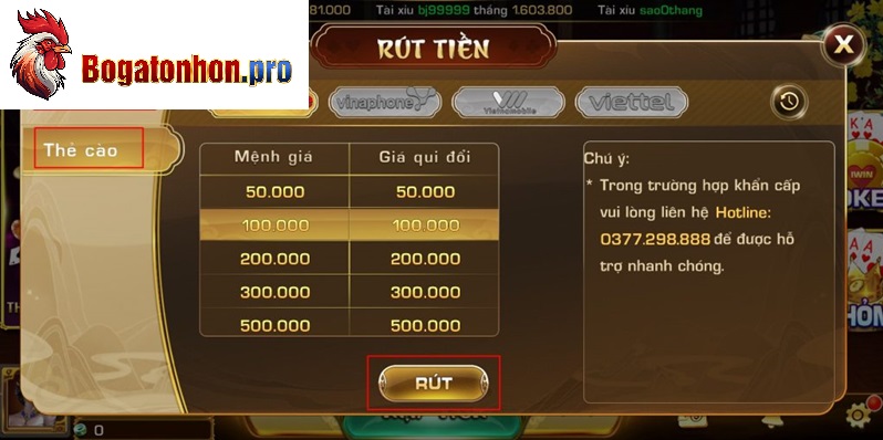 Đa dạng các hình thức rút tiền